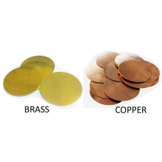 Metal Spinning Circles - Copper/Brass